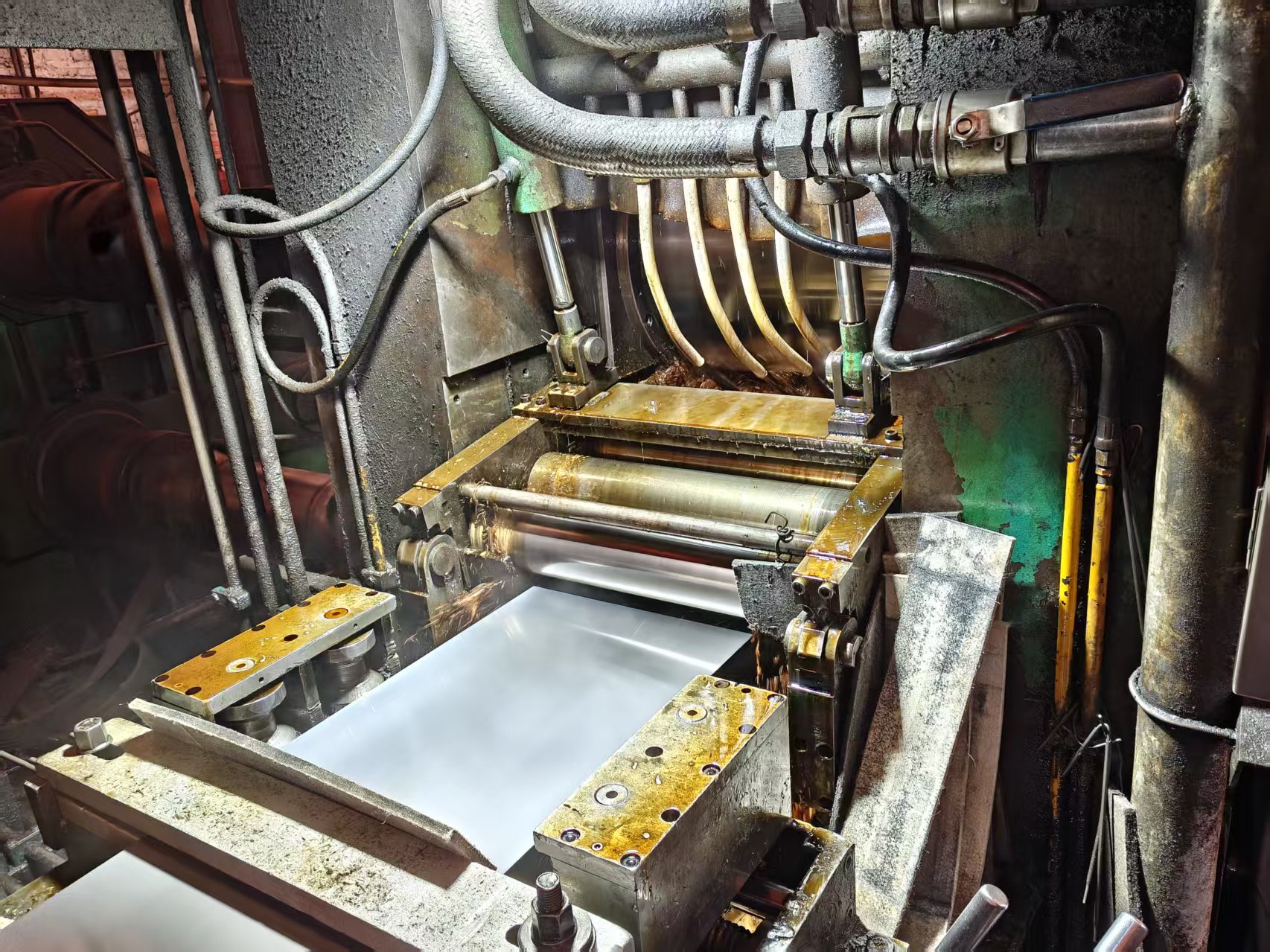 Steel rolling process